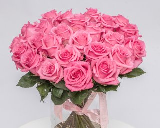 Роза Эквадор розовая 40 см. small - 2