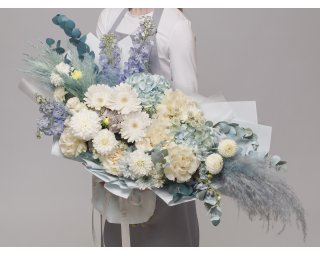 Букет цветов Ледяной шелк  small - 3
