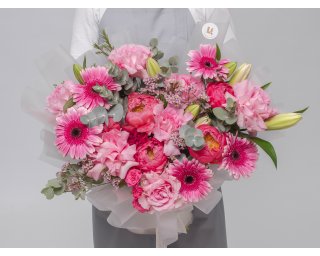 Букет цветов Ягодный крем  small - 2