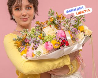 Букет цветов Цветочная эйфория  small - 3