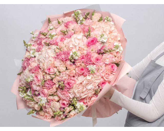 Букет цветов Нежный зефир  - 1